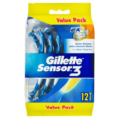 Gillette Sensor 3 dùng một lần 12 gói 