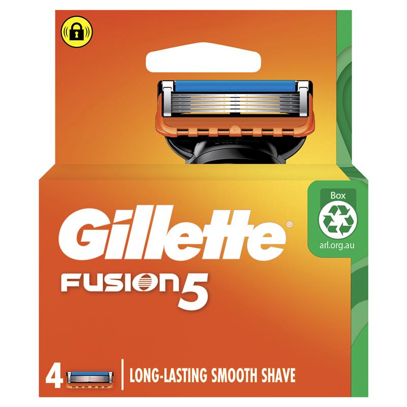 Lưỡi dao cạo râu thủ công Gillette Fusion 4 gói 