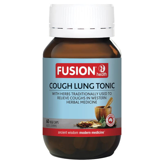 Fusion Health Cough Lung Tonic 60 Viên nang chay 