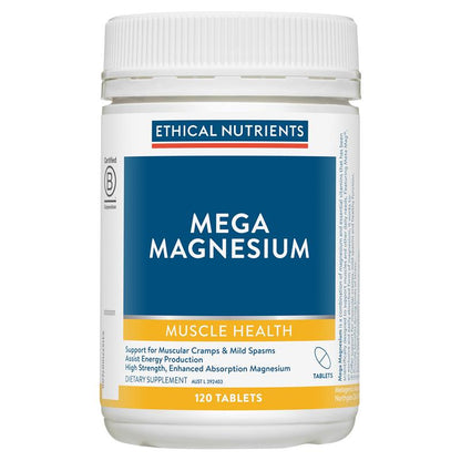 Viên uống bổ sung Magiê Ethical Nutrients Mega 120 viên 