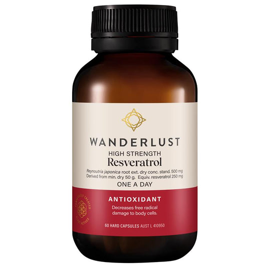 Wanderlust白藜芦醇60粒胶囊