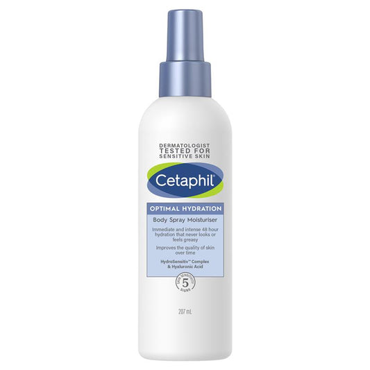 Xịt dưỡng ẩm toàn thân Cetaphil Optimal Hydration 207ml 