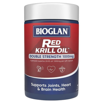 Bioglan Red Krill Oil 1000mg 60 Capsules