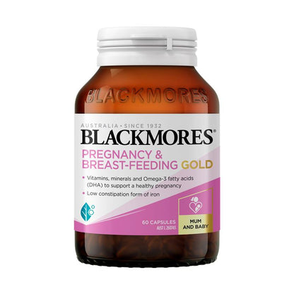 Blackmores 孕期及哺乳期黄金维生素 60 粒胶囊