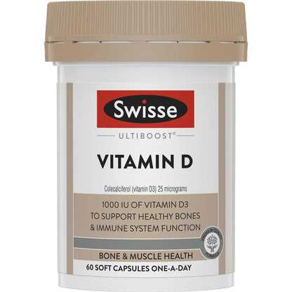 Swisse Ultiboost 维生素 D 60 粒胶囊