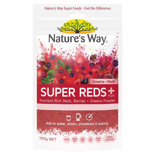 Nature's Way SuperFoods Greens Plus Wild Reds 100g 
