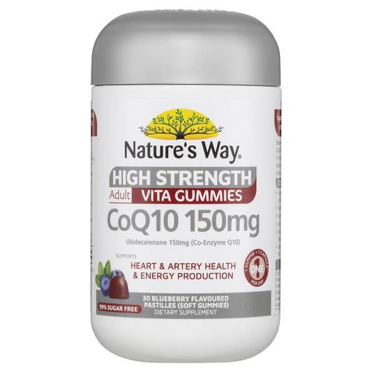 Kẹo dẻo Nature's Way Adult Vita Gummies hàm lượng CoQ10 cao 30 viên 