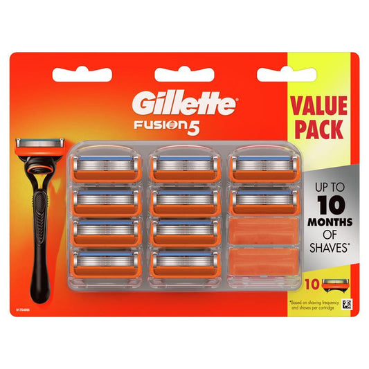 Lưỡi dao cạo râu Gillette Fusion 10 hộp thay thế 