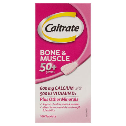 Caltrate Bone & Muscle 50+ 100 Tablets