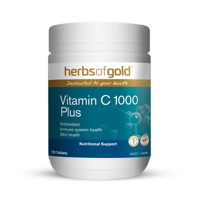 Herbs of Gold Vitamin C 1000 Plus 120 Tablets