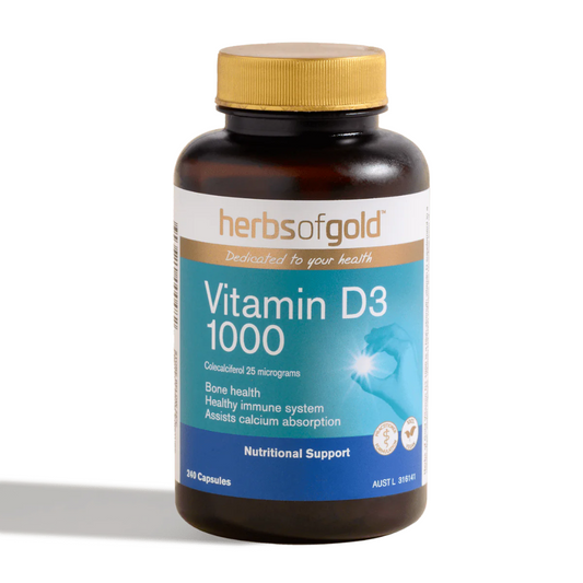 Herbs of Gold 维生素 D3 1000 240 粒胶囊