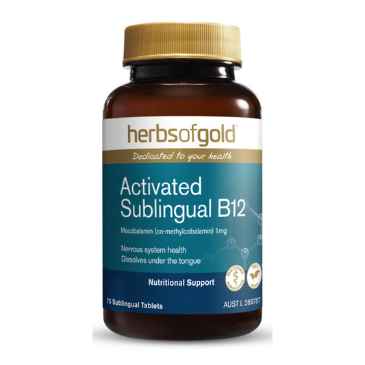 Herbs of Gold 活性维生素B12舌下片 75片