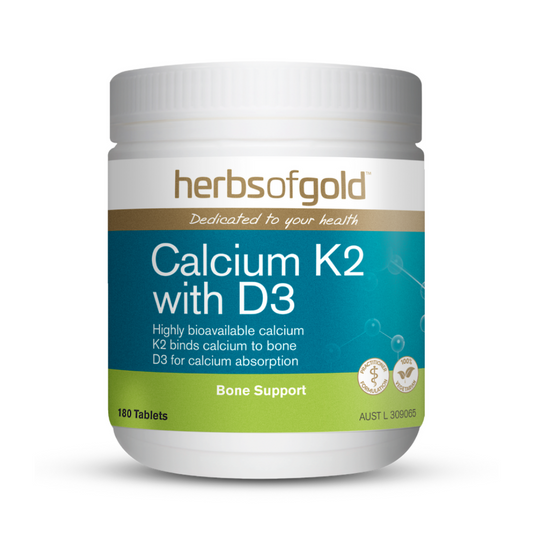 Herbs of Gold 钙 K2 加 D3 180 片