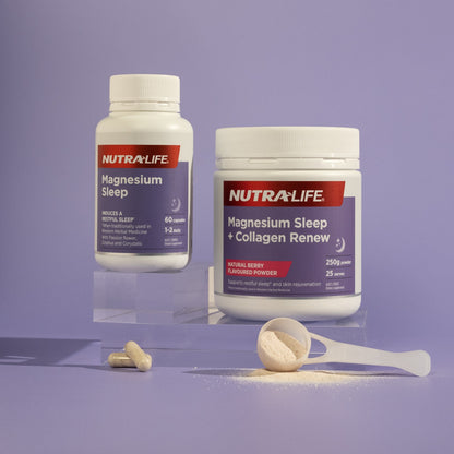 Nutra-Life 镁睡眠+胶原蛋白再生浆果味粉 250g 
