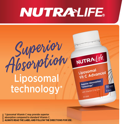Nutra-Life 高级脂质体维生素C 30片