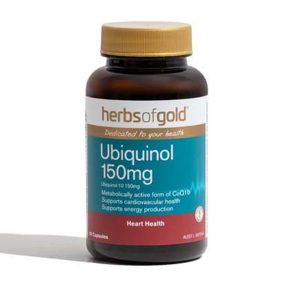 Herbs of Gold Ubiquinol 150mg 60 Capsules