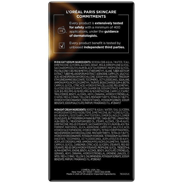 L'Oreal Paris Midnight Radiance Serum and Cream Gift Set