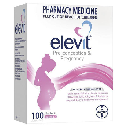 Elevit Pre-conception &amp; Pregnancy 100 Viên 
