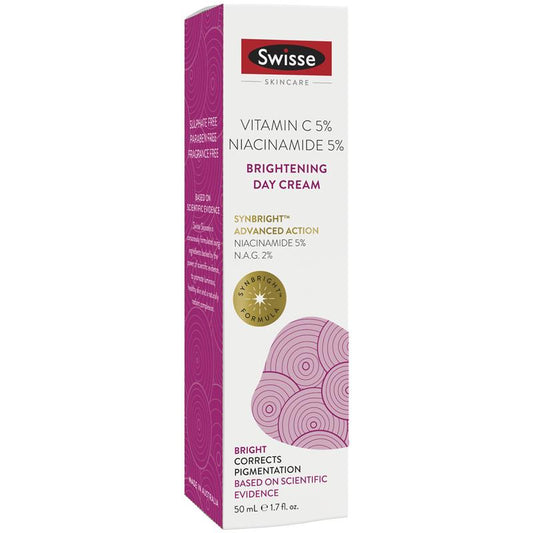 Swisse 护肤维生素 C 5% 烟酰胺 5% 亮白日霜 50ml 