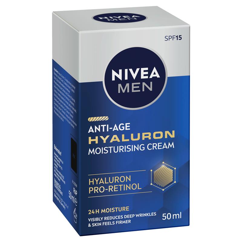 Kem dưỡng ẩm NIVEA For Men Active Age SPF 15 50ml 