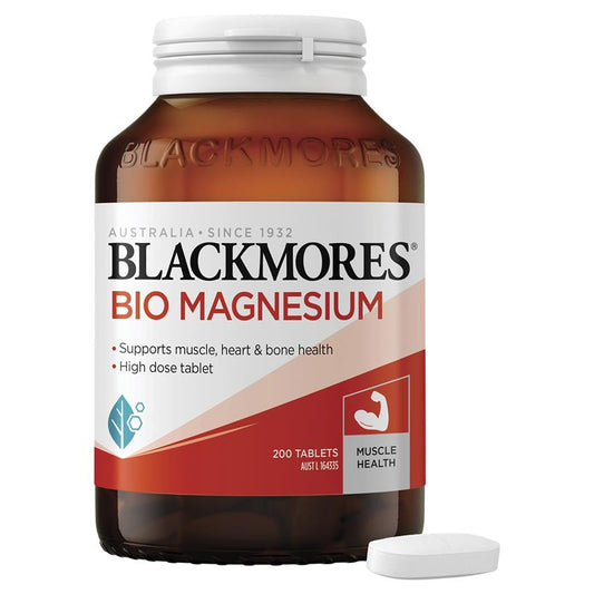 Blackmores Bio Magnesium Muscle Health Vitamin 200 viên Gói giá trị 