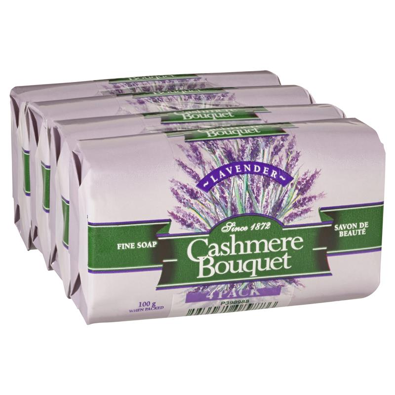 Xà phòng Cashmere Bouquet hương hoa oải hương 4 x 100g 