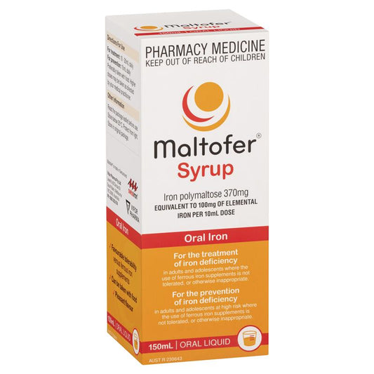 Siro sắt uống Maltofer 150ml dạng lỏng 