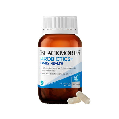 Blackmores Probiotics+ Daily Health Gut Health Vitamin 30 Capsules
