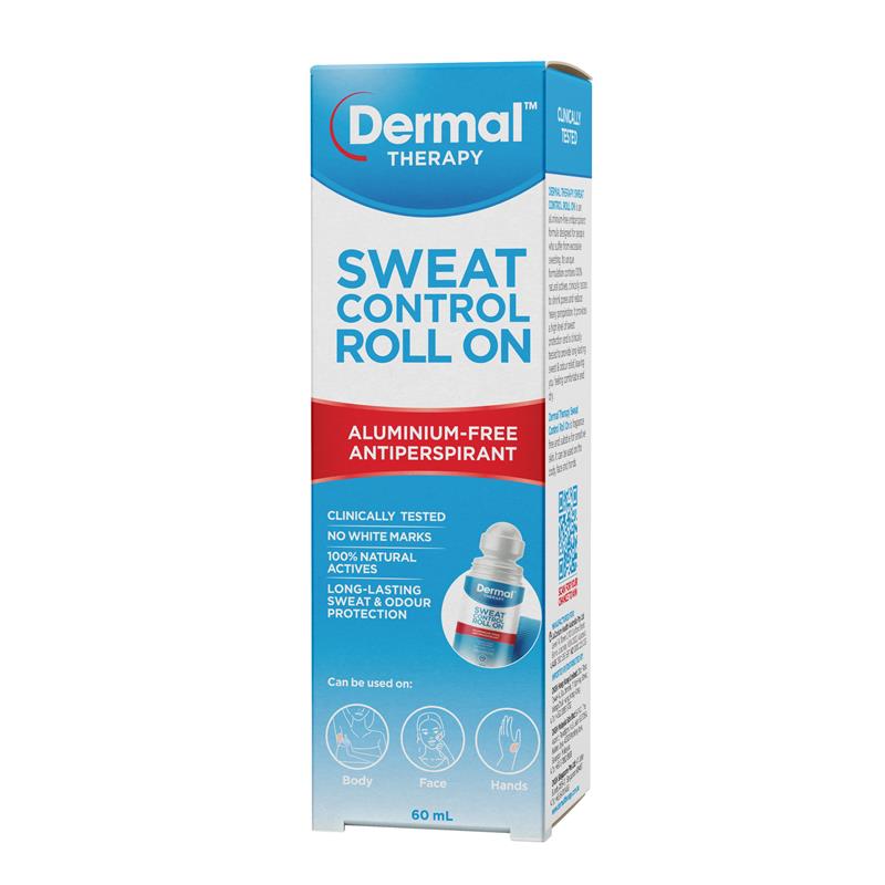 Lăn kiểm soát mồ hôi Dermal Therapy 60ml 