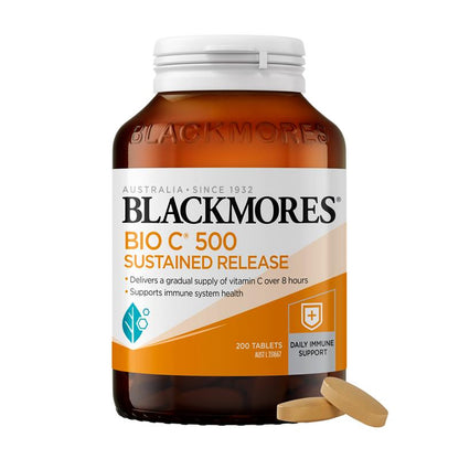 Blackmores Bio C 500毫克缓释维生素C免疫支持200片