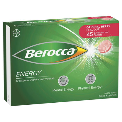 Berocca Energy Original Berry 45 泡腾片