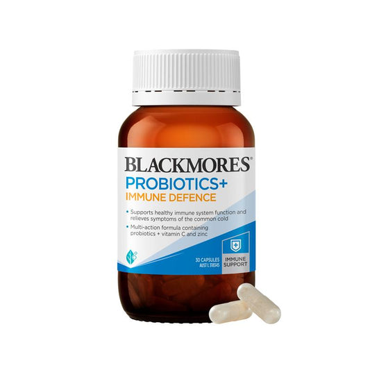 Blackmores Probiotics+ Immune Defence Gut Health Vitamin 30 viên nang 