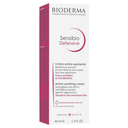 Kem dưỡng ẩm Bioderma Sensibio Soothing Defensive Light dành cho da nhạy cảm 40ml 