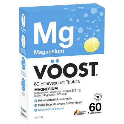 Voost Magnesium Effervescent 60 Pack Exclusive Size