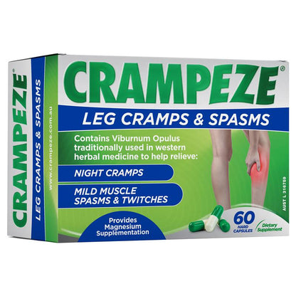 Crampeze Leg Cramps and Spasms 60 Capsules
