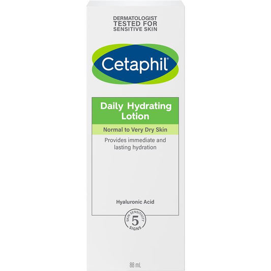 Sữa dưỡng ẩm hàng ngày Cetaphil Face Daily Hydrating Lotion với Hyaluronic Acid 88ml 