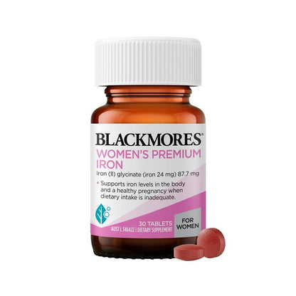Blackmores Women's Premium Iron Energy Support 30 viên 