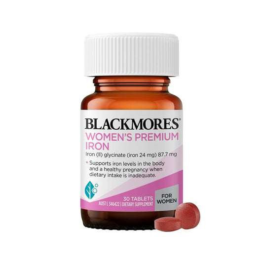 Blackmores Women's Premium Iron Energy Support 30 Tablets