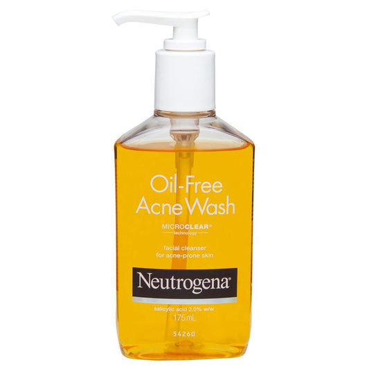 Sữa rửa mặt trị mụn Neutrogena Oil Free Acne Wash 175mL 