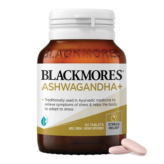 Blackmores Ashwagandha+ Stress Support Vitamin B 60 Viên 