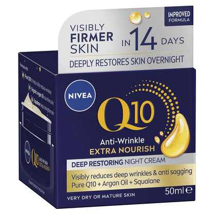 NIVEA Q10 Anti-Wrinkle Mature Night Cream 50ml