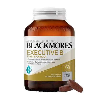Blackmores Executive B 维生素B压力支持 160 片