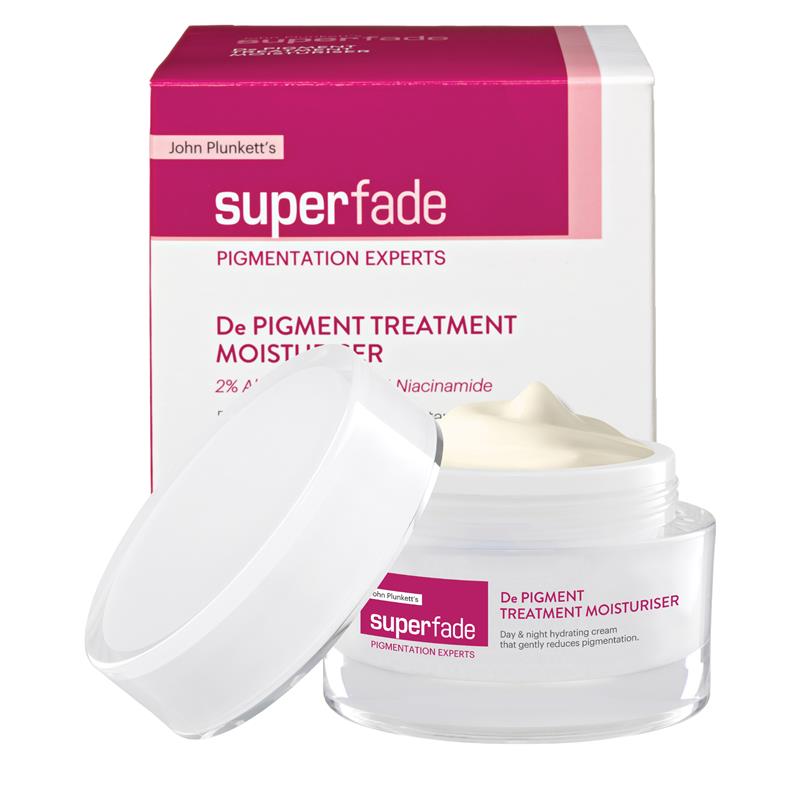 John Plunketts SuperFade De Pigment Treatment Moisturiser 50g