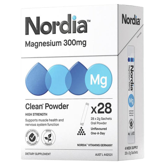 Bột Nordia Magiê 300mg 28 gói 