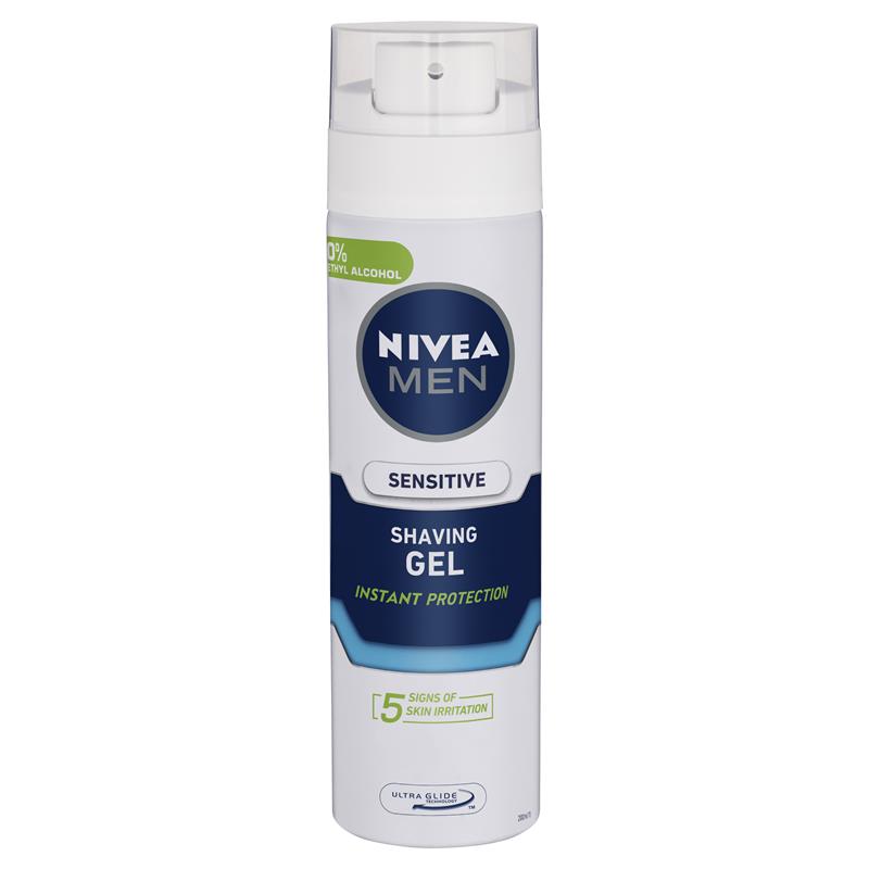 NIVEA MEN Sensitive Shaving Gel Instant Protection 200ml