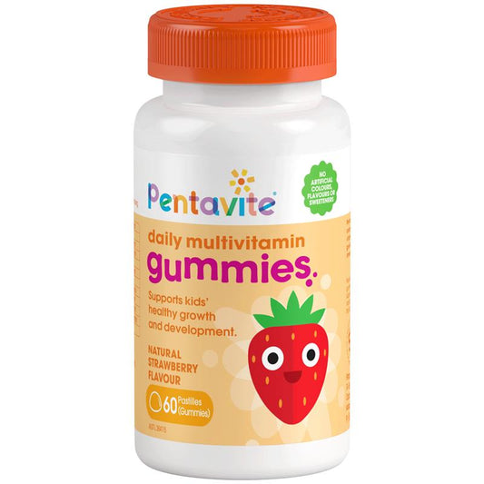 Kẹo dẻo bổ sung vitamin tổng hợp Pentavite Daily Multivitamin Kids 60 viên 