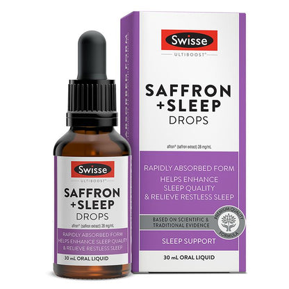 Swisse Ultiboost 藏红花+助眠滴剂 30ml 