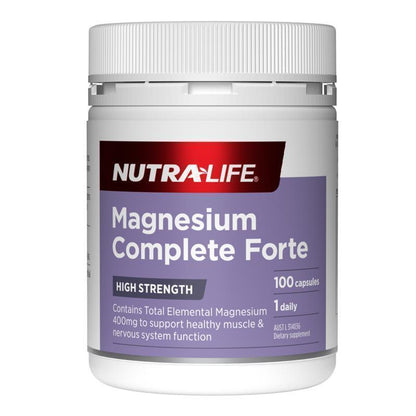 Nutra-Life 镁完整 Forte 100 粒胶囊