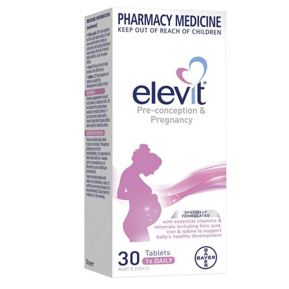 Elevit 孕前及孕期保健片 30 片
