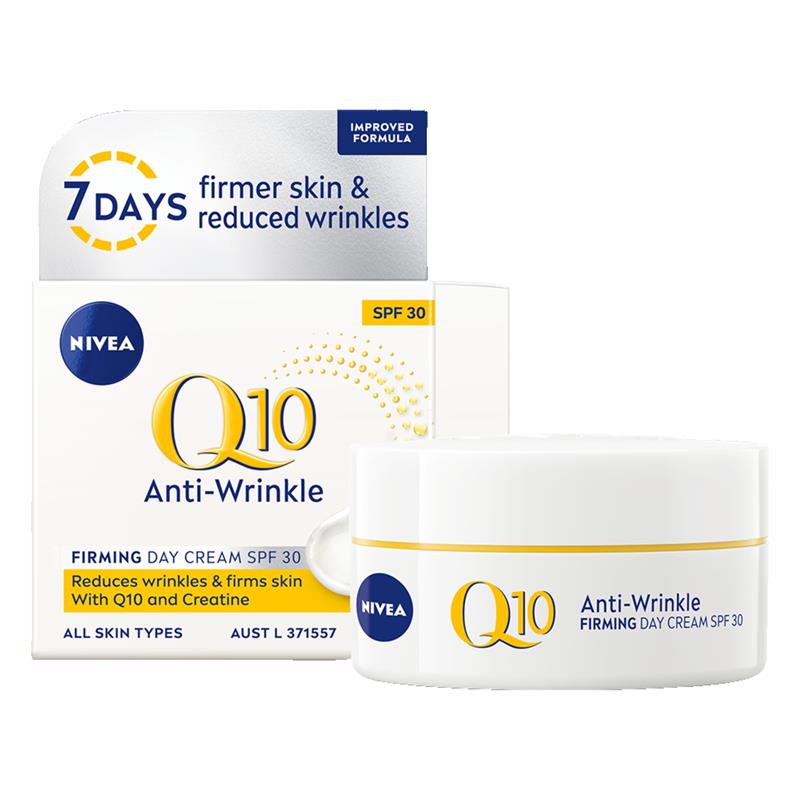 NIVEA Q10 Anti-Wrinkle Firming Day Cream SPF30 50ml